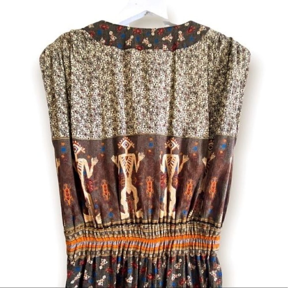 Vintage Platinum by Dorothy Schoelen Printed Jumpsuit, size 4 - Picture 6 of 14